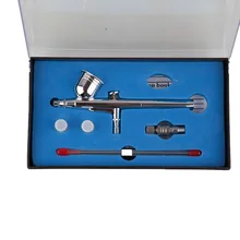 Двойного действия Аэрограф, пистолет-распылитель набор воздушных компрессоров арт Татуировка-картина Маникюр Ремесло торт Спрей модель воздушная кисть маникюрный набор