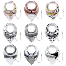 Детские нагрудники для кормления новорожденных двойного назначения, кружевной нагрудник для малышей, треугольные детские нагрудники, водонепроницаемый шейный платок, бандана