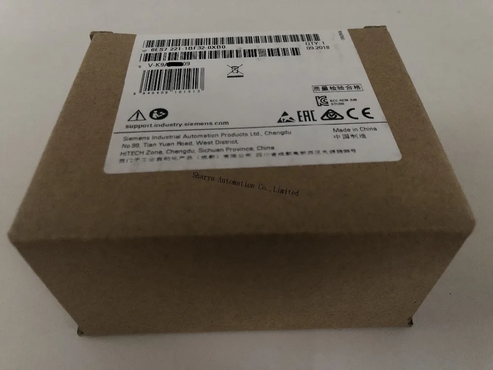 Оригинальный SIMATIC S7 1200 цифровой вход SM 1221 модуль 6ES7221 1BF32 0XB0 входной 6es7221 1bf32 0xb0 8 DI 24V
