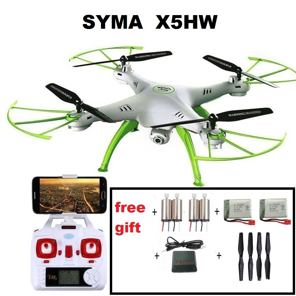 Original Syma X5HW 2 4G RC Drone RC quoadcopter with HD Camera FPV 2 4G 4CH