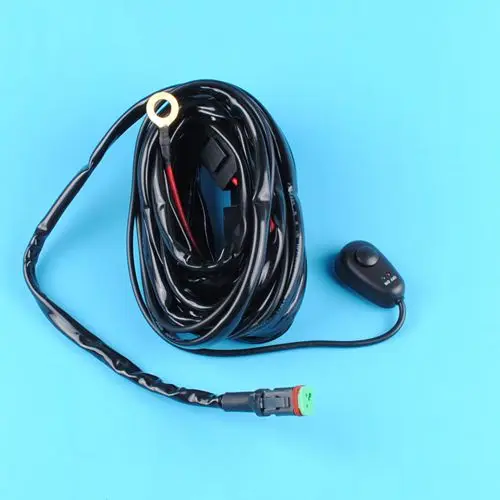 best 1 pc wire harness with switch with one light for auto led light