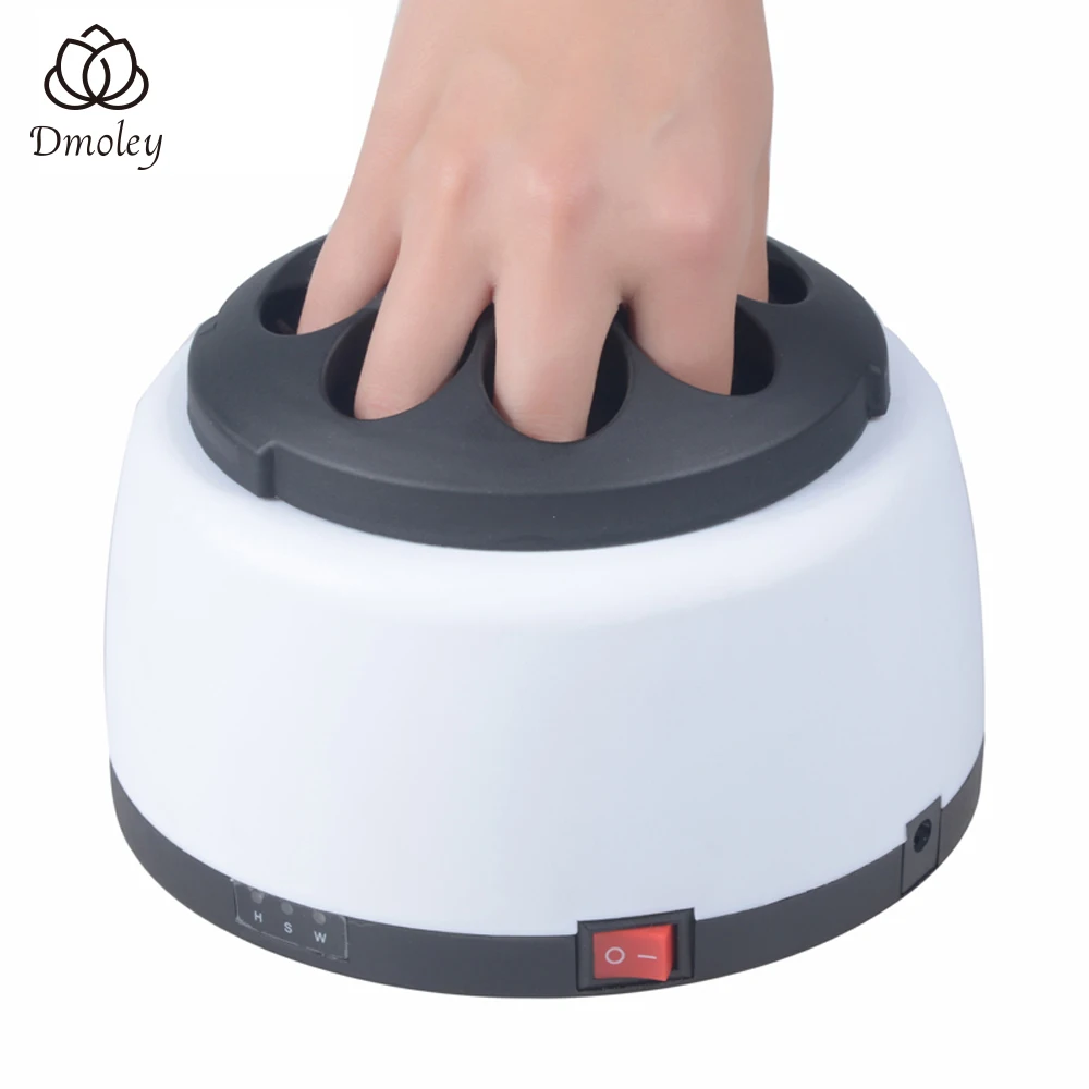 110 240V Harmless Electric Steam Nail Polish Remover Machine Nail Gel Cleaner 5 Fingers Fast Gel