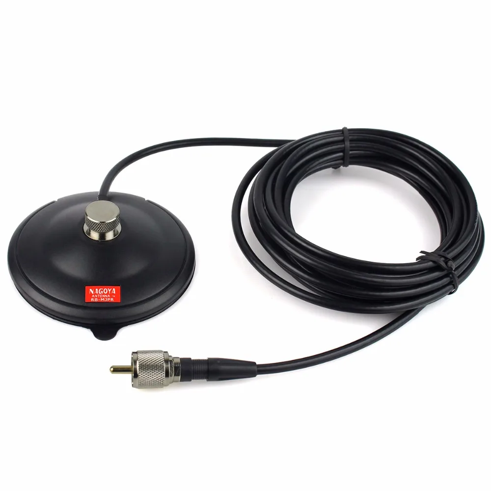 

RB-MJPR Rubber Boot Magnetic Roof Mount Base with Coaxial Cable for Mobile Radio Antenna 100mm Diame Stable Antenna Roof Base