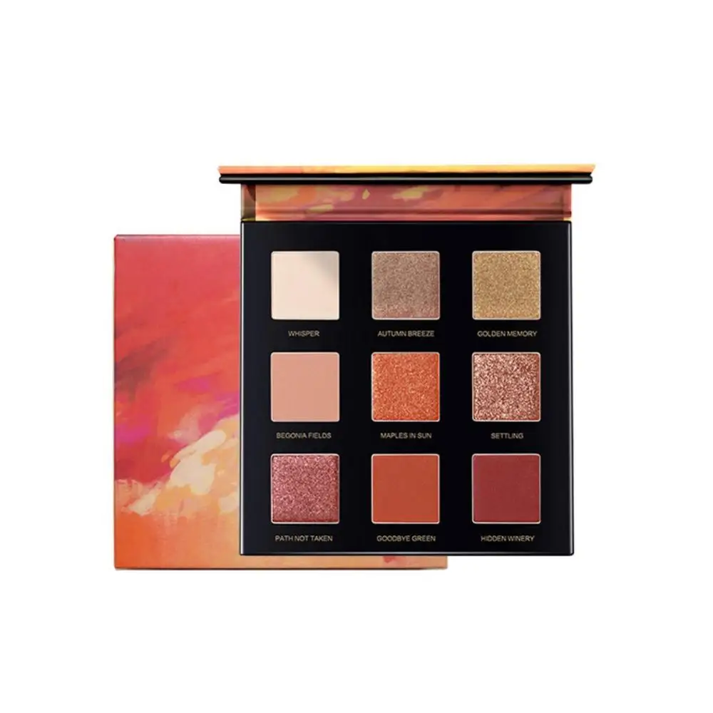 

9-Color Eyeshadow Palette Waterproof Smudge-Proof Long-Lasting Shine Matte Shimmer Eye Shadow