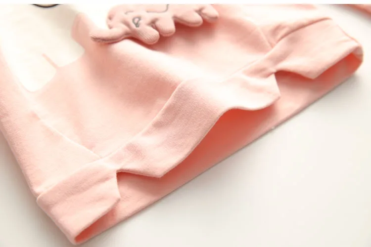 2018 Spring Autumn Female 2-10 Years Old Children'S Birthday Gift Long Sleeve Cartoon Elephant Baby Kids Sweatshirt For Girls (23)