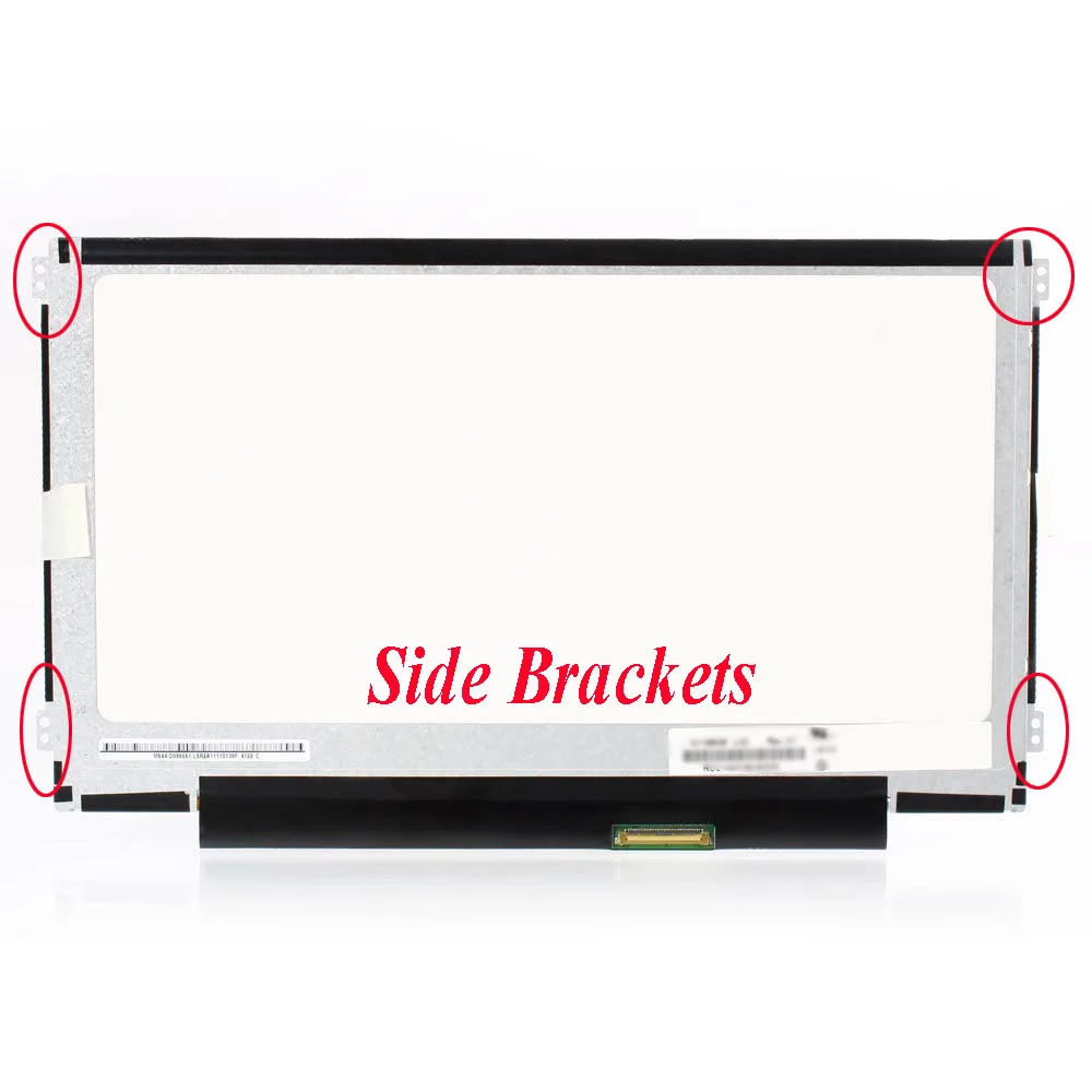 

100% Original 11.6" eDP LCD Screens B116XW03 V.2 N116BGE-L41 N116BGE-L42 HD 1366*768 For Acer Aspire One 722 725 Laptop Matrix