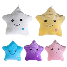 Colorful Body font b Pillow b font Star Glow LED Luminous Light font b Pillow b