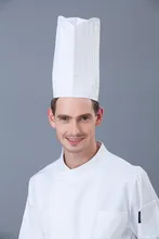 29cm high chinese chef hat chef cap cloth chef hat restaurant chef accessories