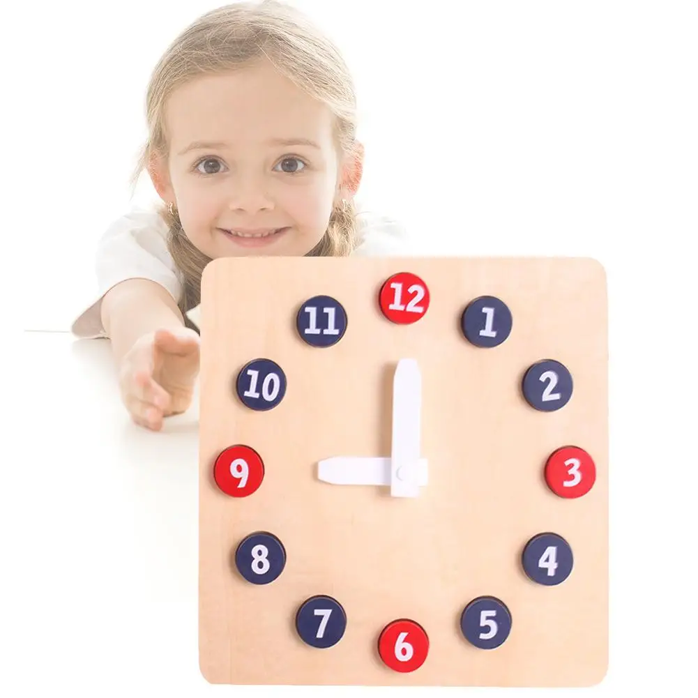 Teaching Tool Version Clock Children's Early Education Educational Enlightenment Toys Activity