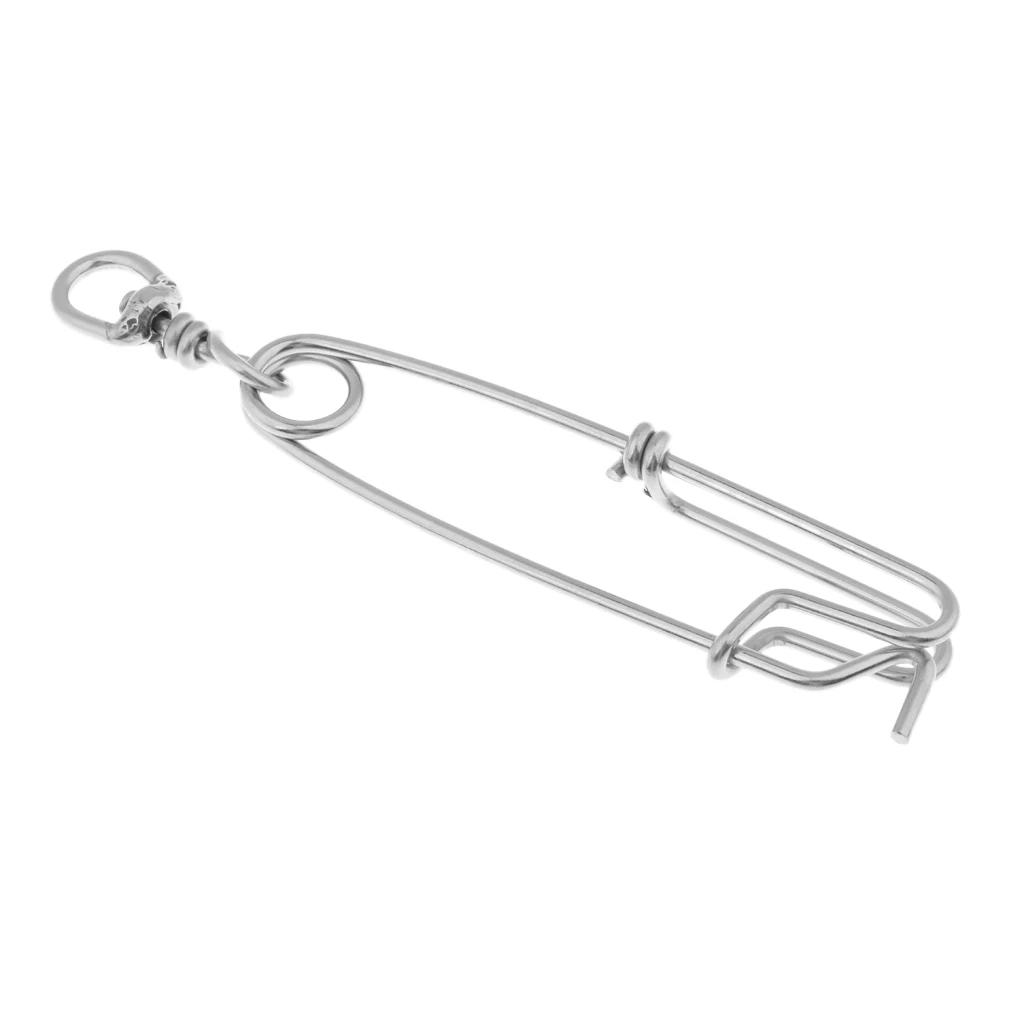 

Long Line Clips Stainless Steel Longline Branch Hanger Snap Swivel Tuna Clip Fishing Tools Equipment for Tuna Fishing Crabbing