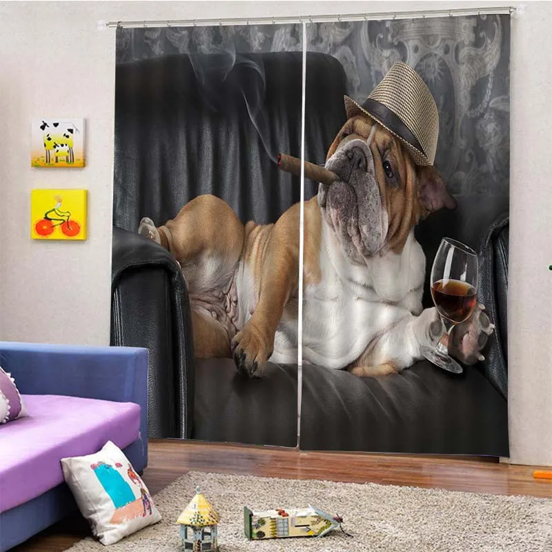 Современные шить кошка шторы для Гостиная Роскошные Colorblock шторы для Спальня окно готовые детские шторы ткани M12