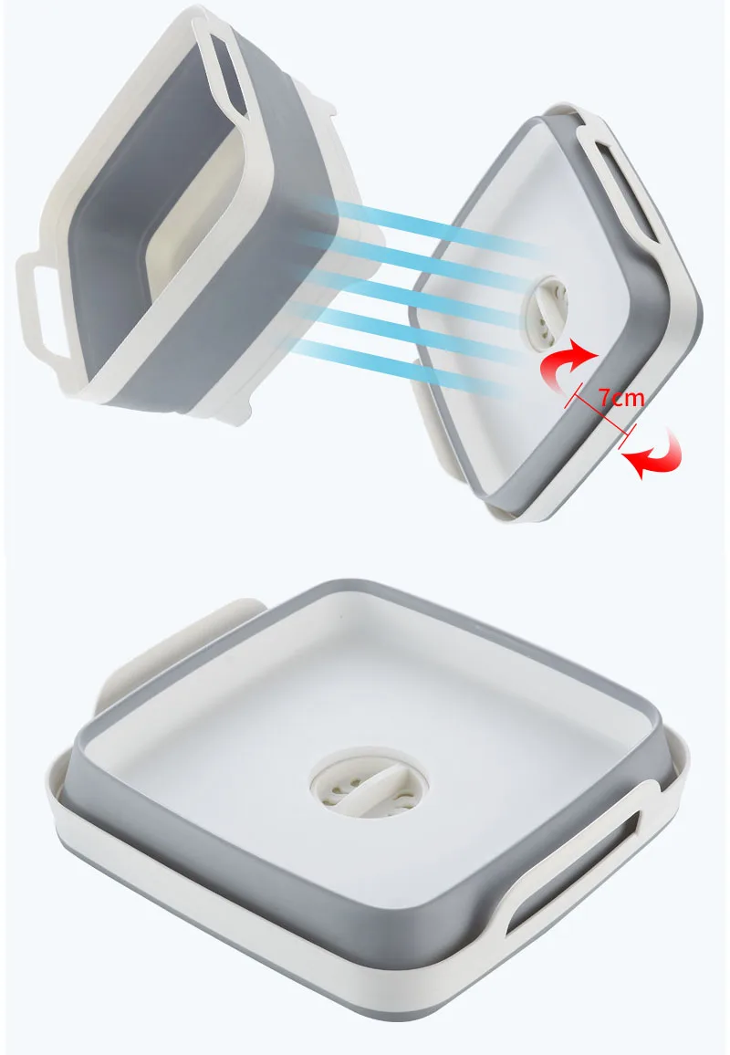 Блюдо-Ванна Складная дуршлаг сушилка для посуды ситечко для фруктов осушитель мешок для растений решетка для раковины дуршлаг Прямая поставка