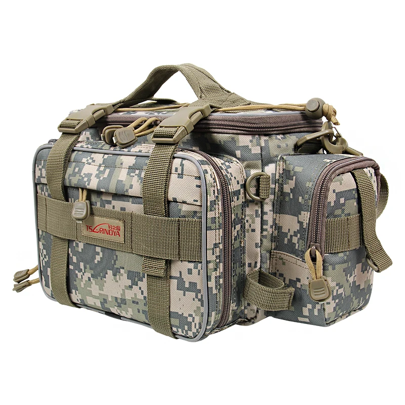 

TSURINOYA Fishing lures Bag Large Capacity Multifunctional Gear Lure Bait Reel Fishing Tackle Outdoor Shoulder Bags