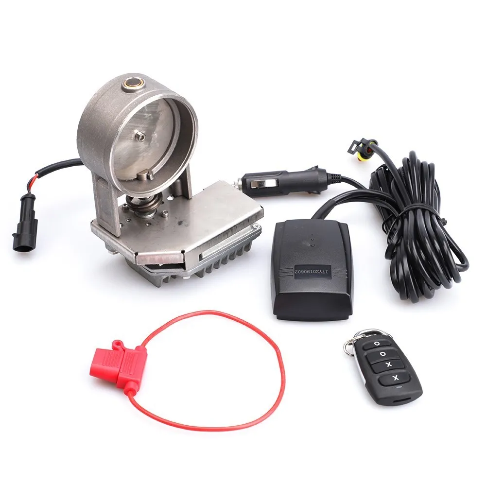 US $55.70 Cnspeed 3 Stainless Steel Electric Exhaust Valve With FineTunable Remote Control Electronic Switch Kit Yc10143830