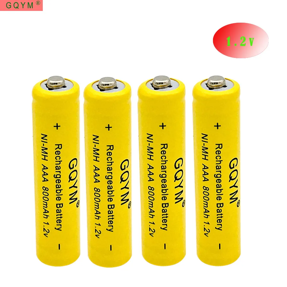 

4pcs 1.2V Ni-MH AAA Rechargeable Battery 7# Rechargeable 800mAh 3A Neutral Battery Rechargeable battery