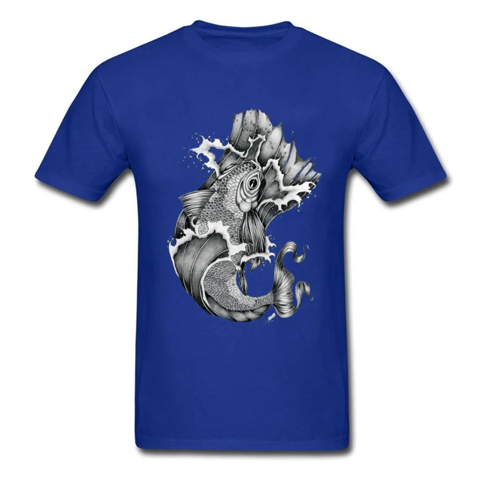 Koi Tattoo Style Art_blue