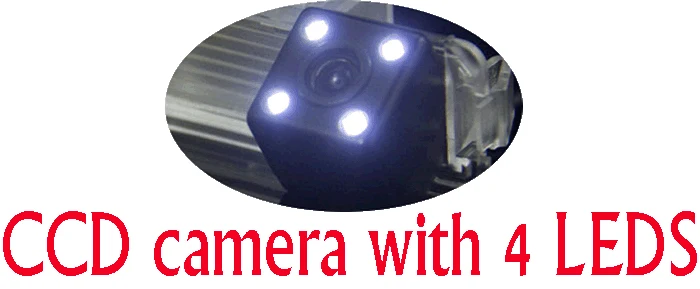 Беспроводной провод HD светодиоды заднего Камера резервного Парковка assit для Sony CCD Hyundai santafe Hyundai Santa Fe Azera водонепроницаемый - Название цвета: wire with LED CCd