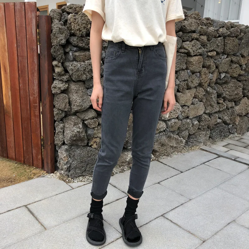 Slim 1p0079 Vintage Longitud Alta 1p0080 Mujer Cintura Pantalón Cremallera Vaqueros Pantalones Tobillo 1p0079 De 1p0080 Lápiz Con Borla nXqrOqY4