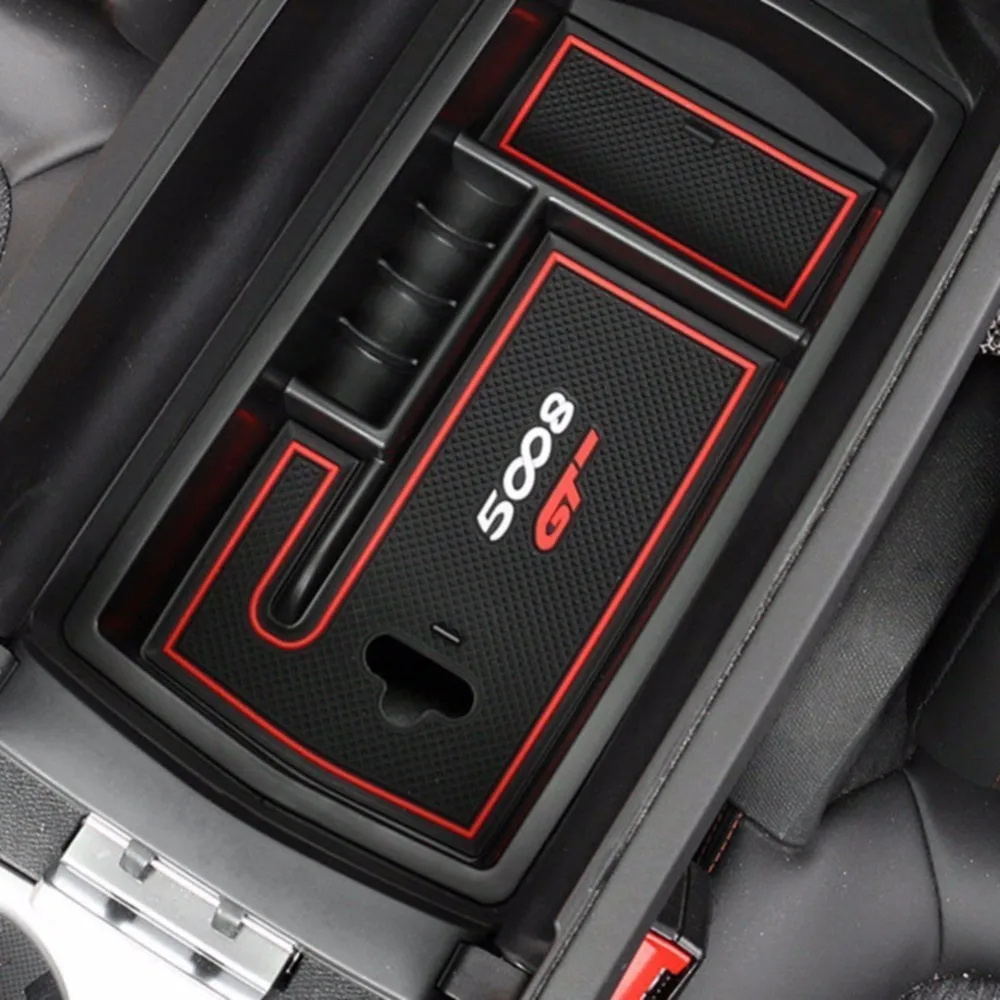 Car Armrest storage font b box b font Center Console Bin Glove Tray Holder case Phone
