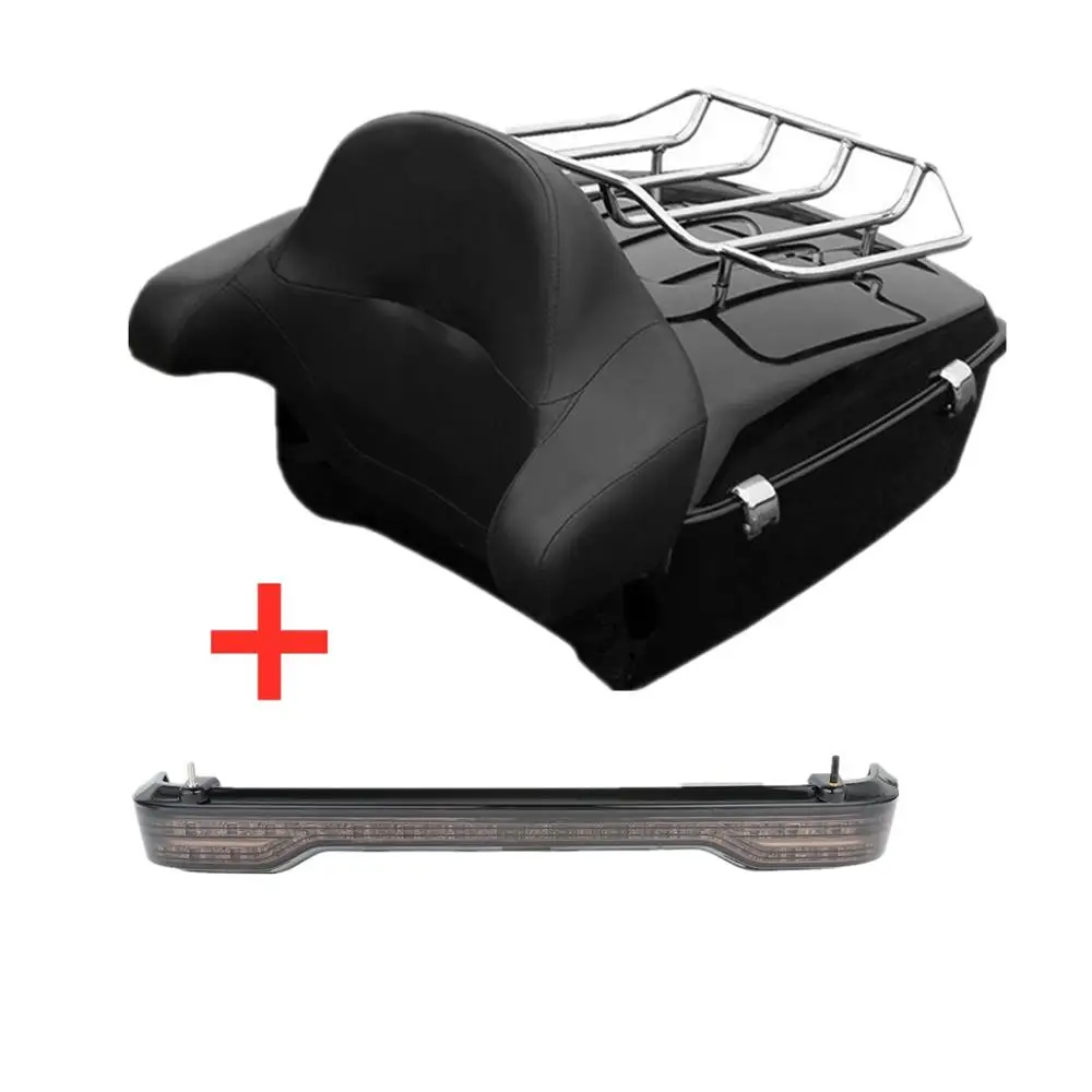 

Motorcycle King Tour Pak Pack Trunk With Brake Turn Tail Light For Harley Road King Road Glide Street Glide Ultra 2014-2019
