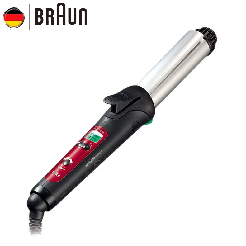 Braun Curling Irons CU750 Color Protectng Series Satin Hair Curler Hair Curler Iron Wand Hair