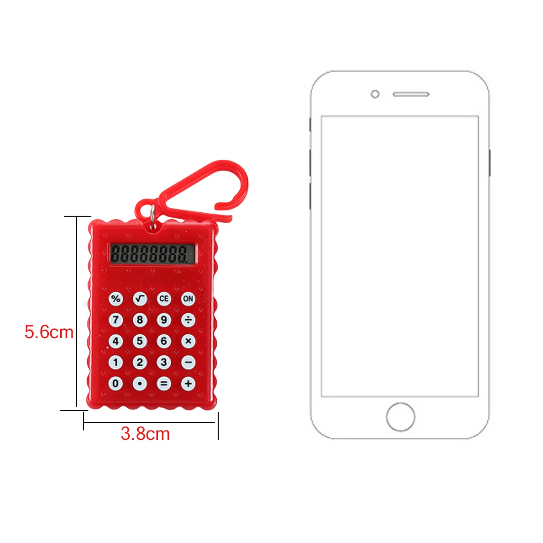 NOYOKERE Hot Sale Student Mini Electronic Calculator Candy Color Calculating Office Supplies Gift Super small