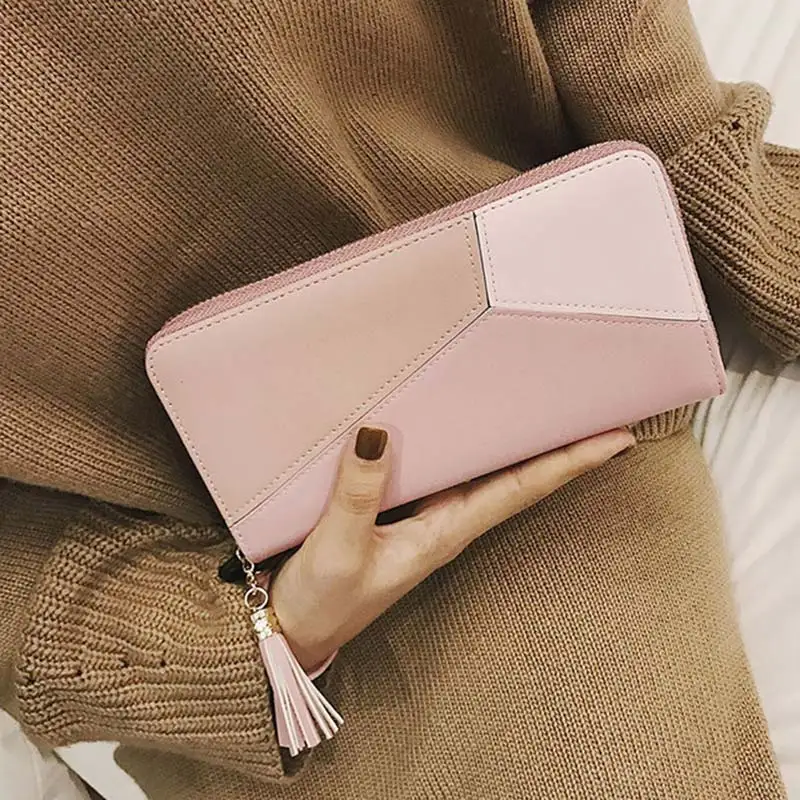 

Women PU Leather Wallet Long Zipper Big Capacity Bag Purse Wallets Handbag WML99