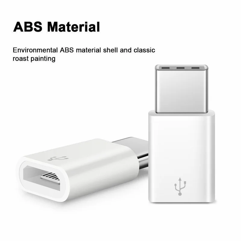 Portefeuille 3PCS USB Type C Adapter USB-C to Micro USB Adapter Converter for Nexus 5X Xiaomi Samsung Galaxy S8 Plus Oneplus 5 3 (9)