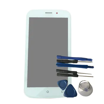 

RYKKZ For Energy S500E LCD Display With Touch Screen With Frame Digitizer Assembly Replacement Black White Color