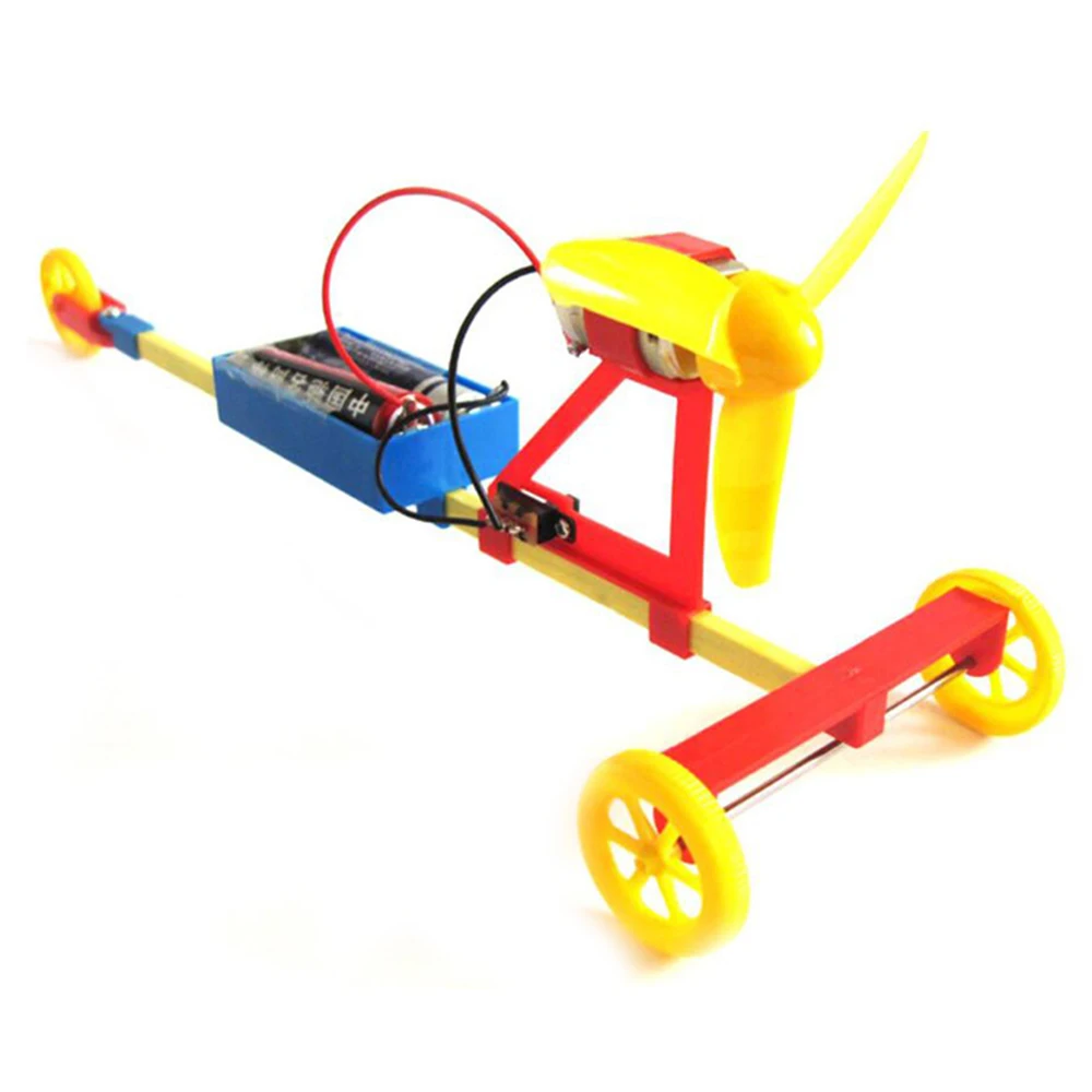 

Kids Model Educational Assembly Toys for Children DIY Propeller Wind Power Racing Car Science Learning Experiment Kit Boys Girls