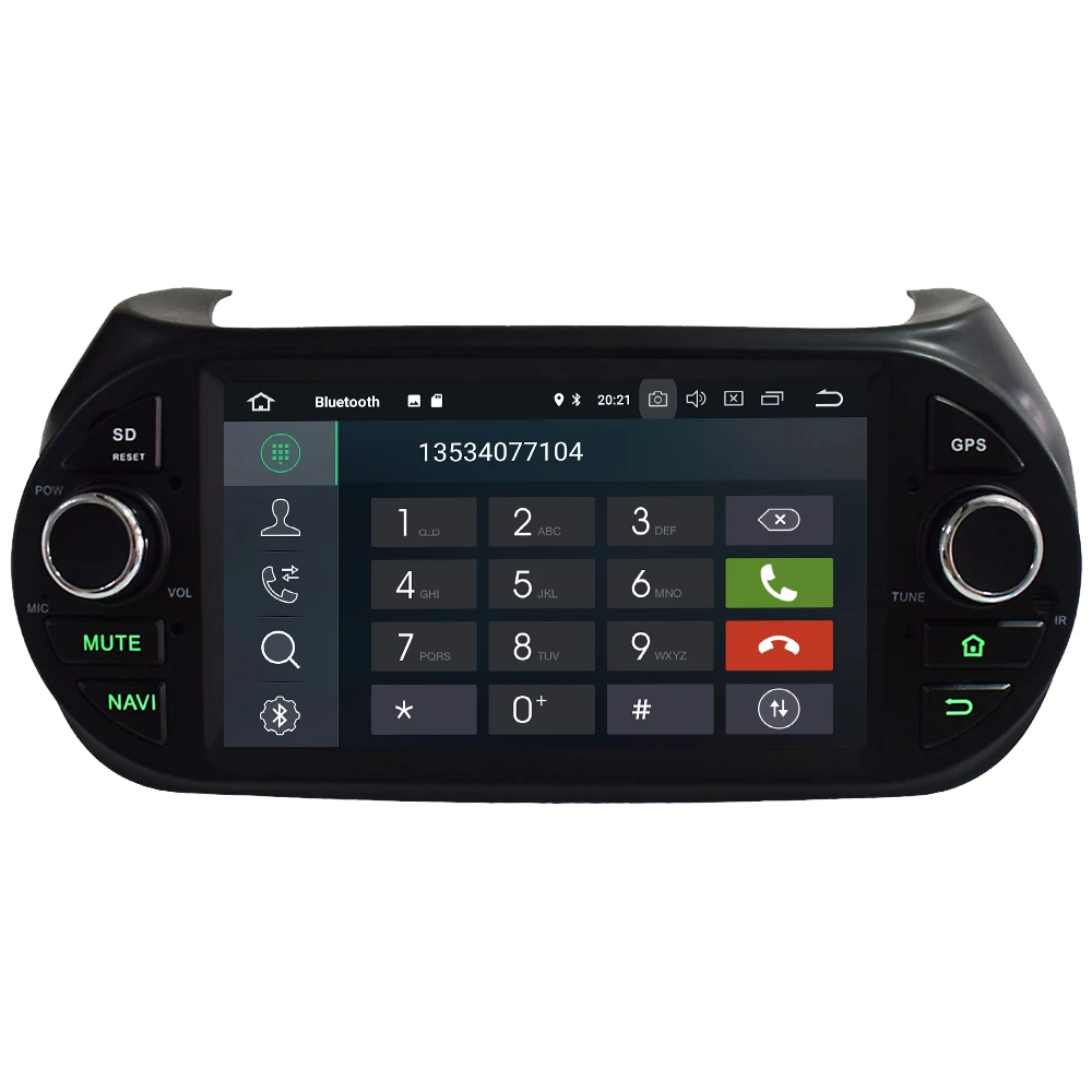 Best 7" Octa Core 4G Android 8.1 4GB RAM 64GB ROM RDS Car DVD Player Stereo GPS Glonass For Fiat Fiorino/Citroen Nemo/Peugeot Bipper 2