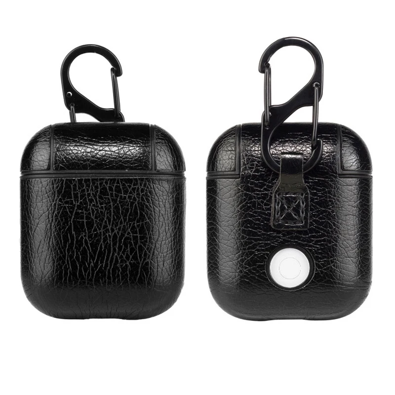 Упаковочные органайзеры коробка Bluetooth беспроводные наушники кожаный чехол для AirPods защитный чехол брендовая сумка для Apple Air pods