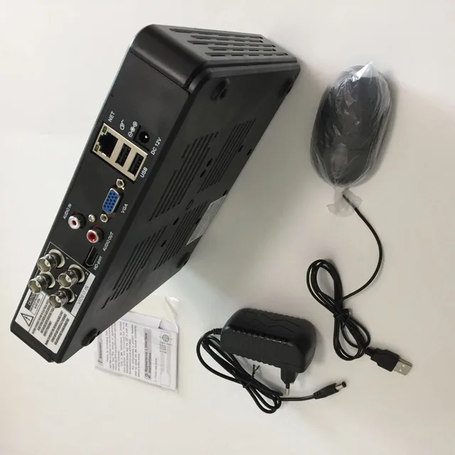 NEW 4 CH Channel H.264 Home Network 5 in 1 Mini CCTV 1080P HDMI AHD TVI CVI DVR ONVIF NVR P2P Security Video Recorder Systems