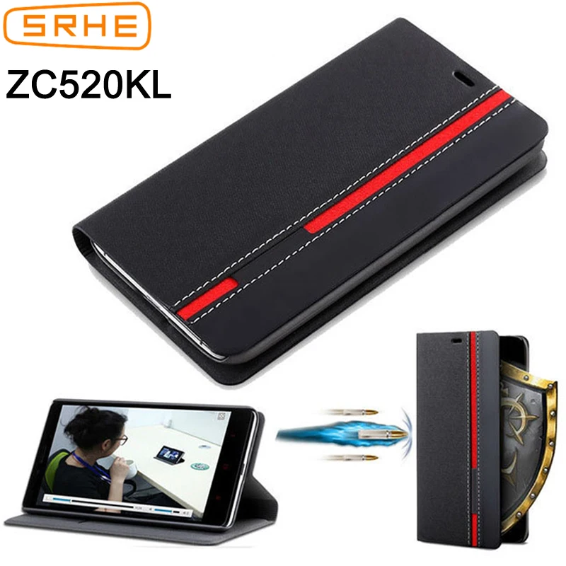 

Asus Zenfone 4 Max ZC520KL Case Cover Flip Luxury Leather Silicone Cover For Asus ZC520KL 5.2 inch Case With Card Holder