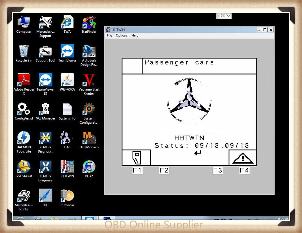  201912 MB estrella C4 C5 SD C4 completa Software incluido DAS/EPC/WIS/EWA/VEDIAMO/DTS8.14/HHTWIN/PL