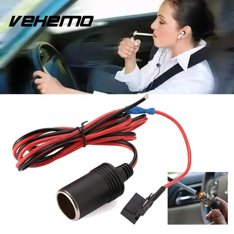 Vehemo держатель предохранителя неэтилированный штекер автомобильный прикуриватель 1 м 1,5 мм расширение пластик