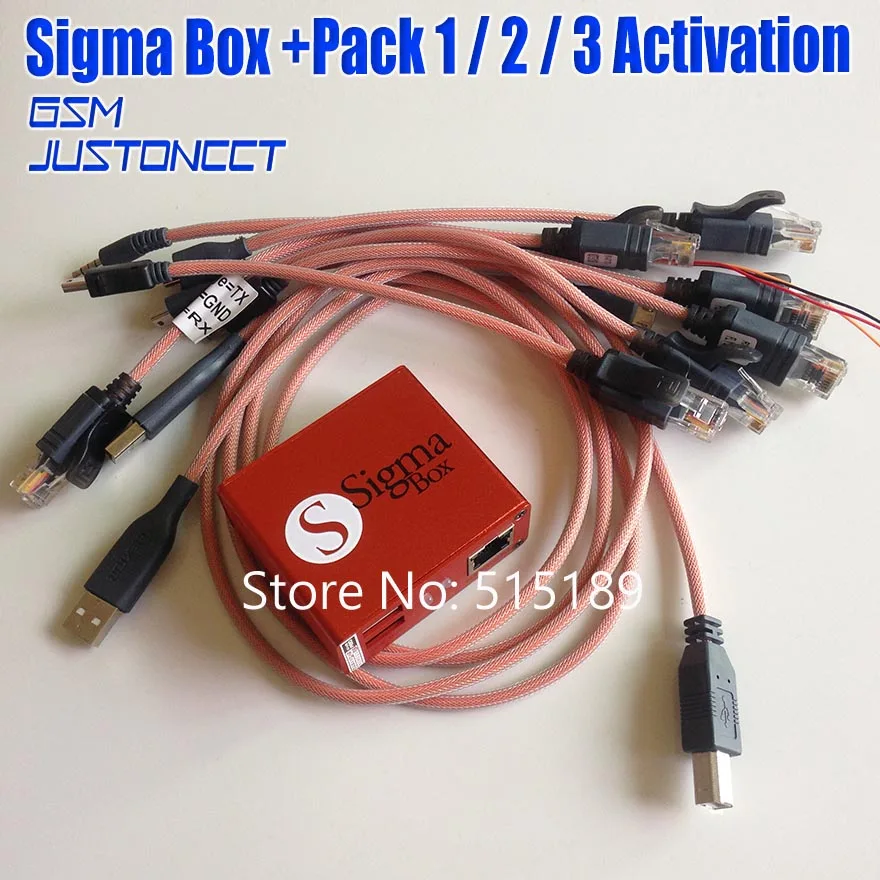 Оригинальная новая коробка sigma с 9 комплектом кабелей+ Sigma Pack 1,2, 3 активаций/SIGMA box+ PACK1+ PACK2+ PACK3 для huawei