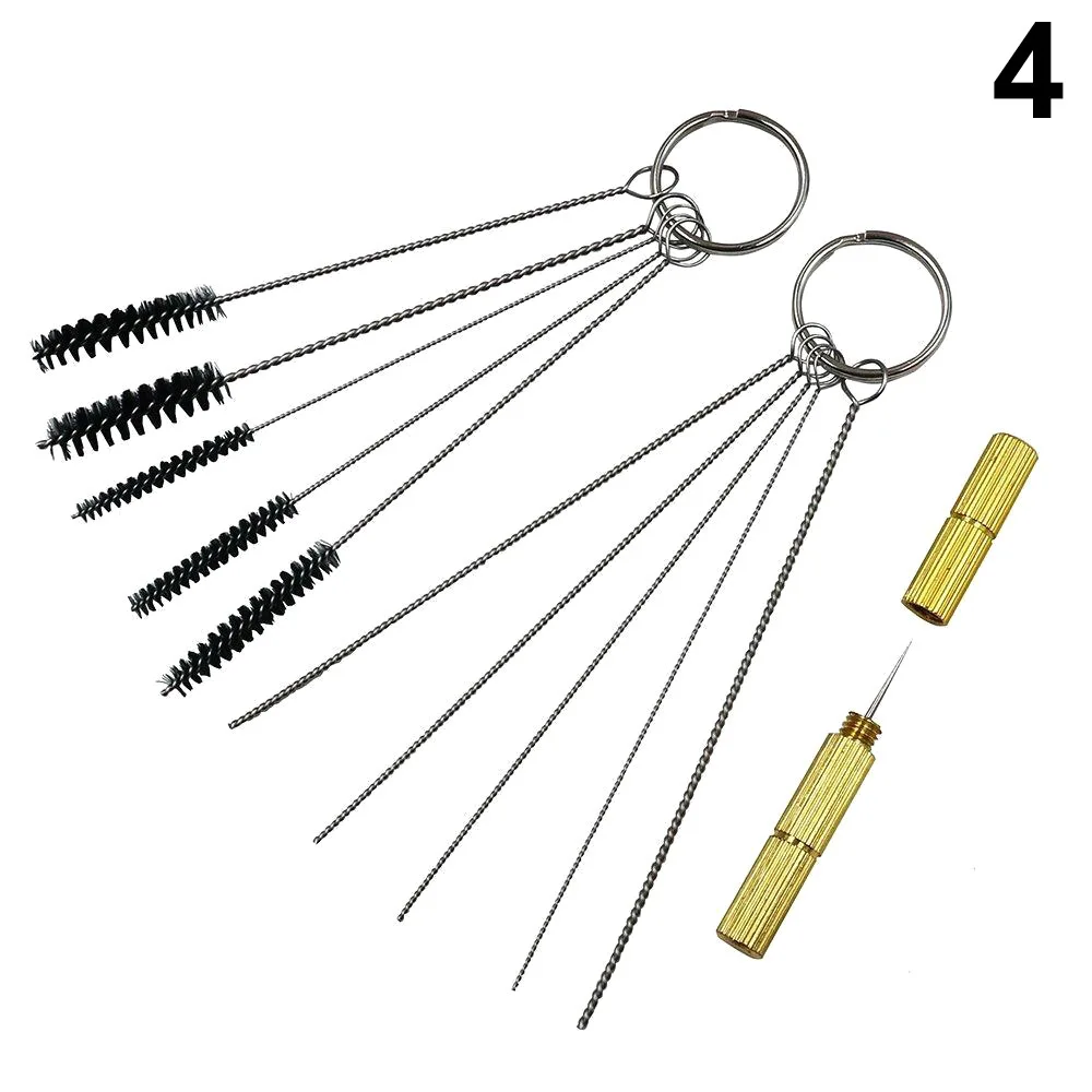 1 Set Airbrush Spray Nozzle Cleaning Repairing Tool Kit Needle & Brush Set Cleaner UD88Cleaning