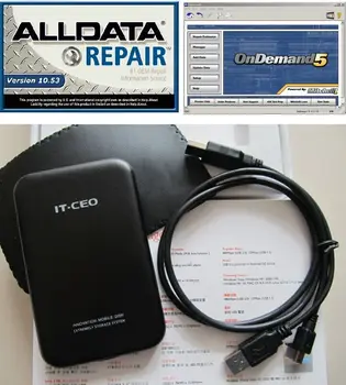 

750 Hard Disk with 2014 Mitchell On Demand 122GB+ Alldata 10.53 with 576GB auto repair software
