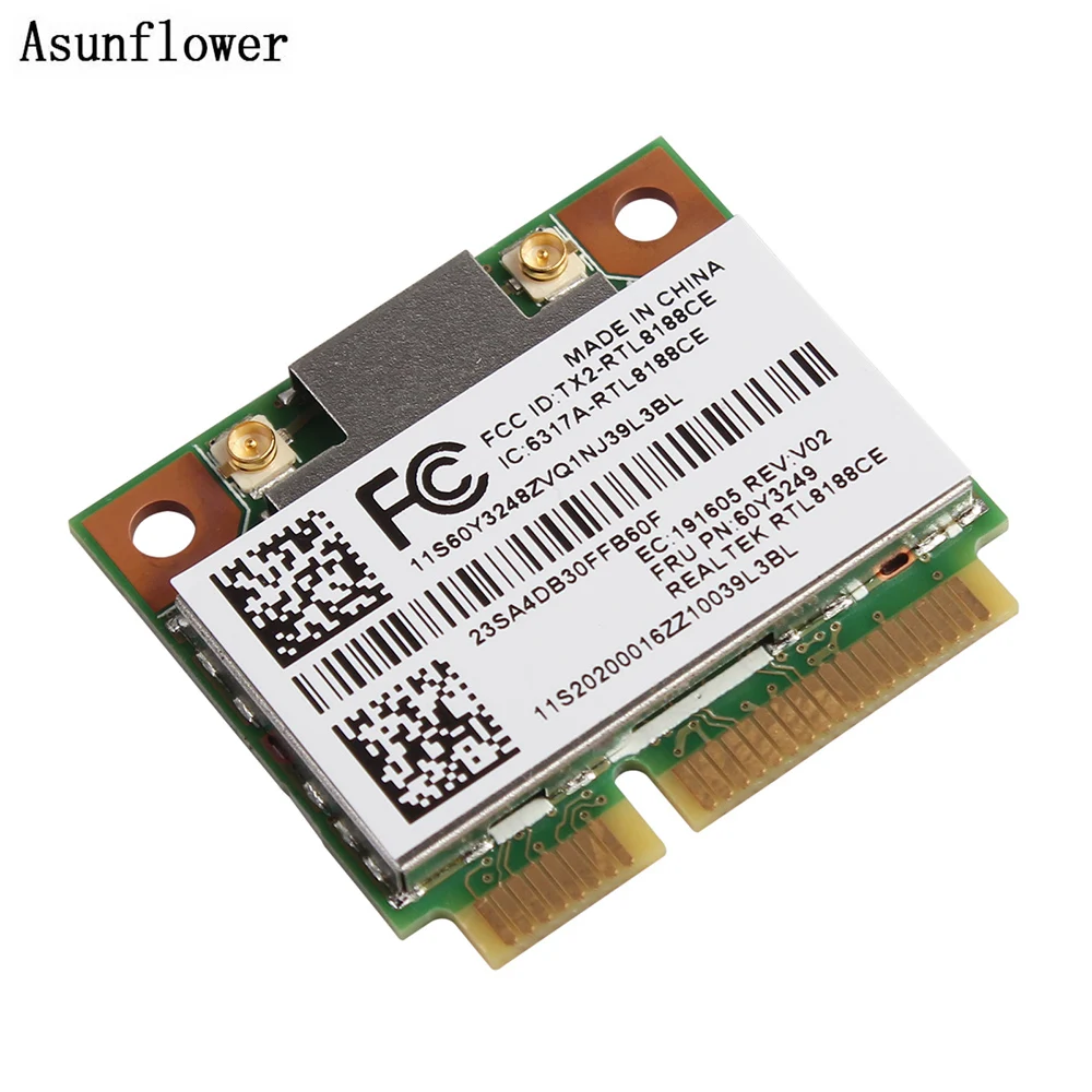

New RTL8188CE PCI-E Wireless WIFI Wlan Card for Lenovo