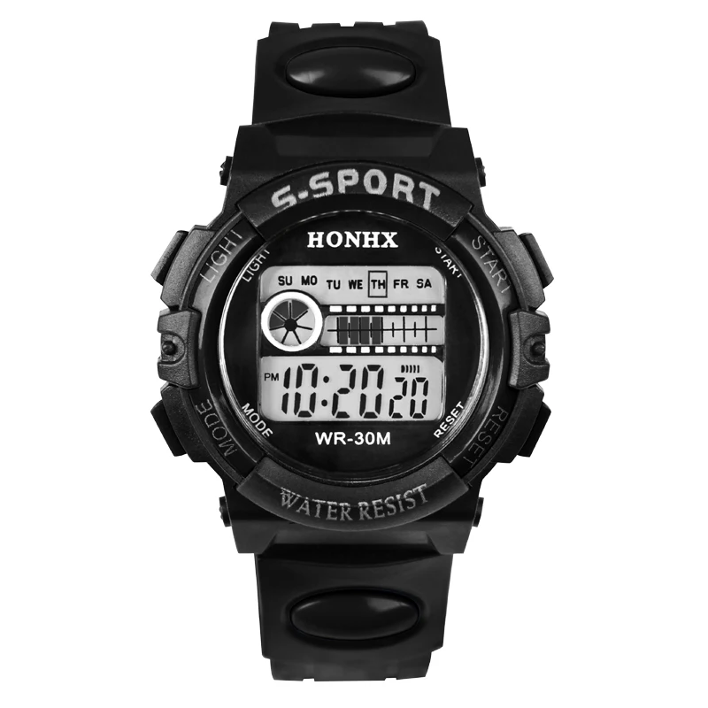HONHX 2018 Fashion Kids Child Boy Girl Watch Multifunction Waterproof
