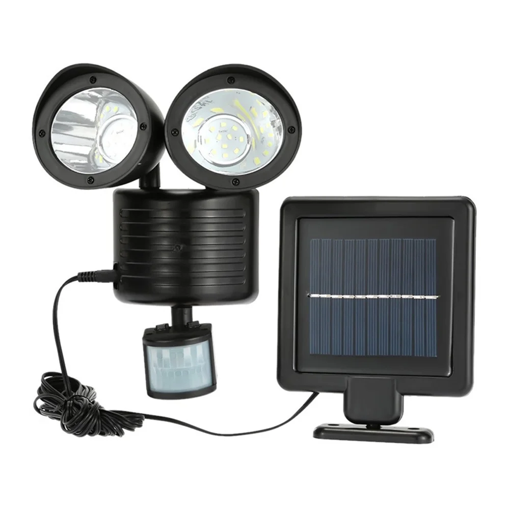 

22 LED Dual Security Detector Solar Spot Light Motion Sensor Outdoor Waterproof Floodlight MDJ998