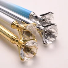 Алмазная ручка девушка сердце креативная ручка Милая модная ручка королева скипетр металлическая гелевая ручка