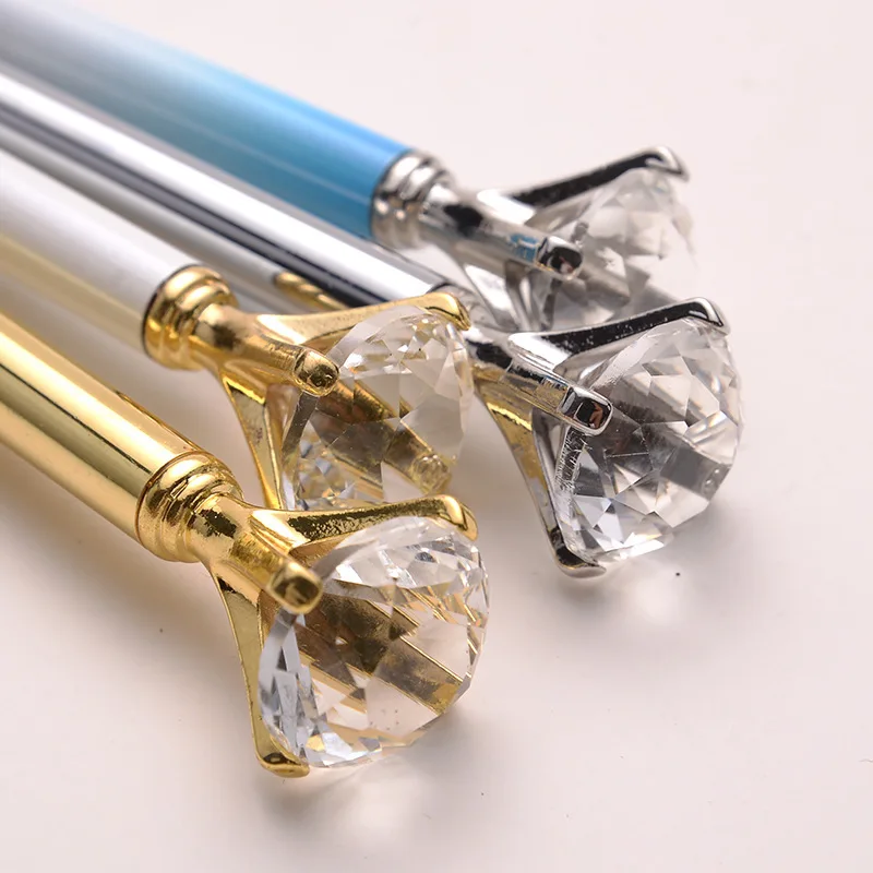 

Diamond pen girl heart creative pen cute fashion pen queen scepter metal gel pen