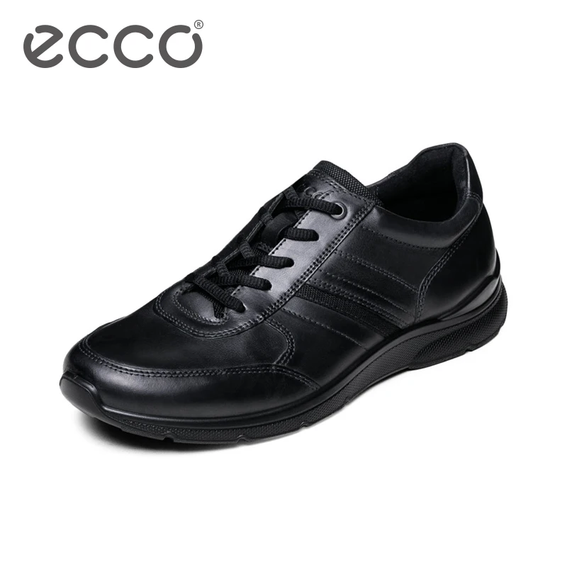 ECCO Fashion Casual Men Sneakers Genuine Cow Leather Shoes Mens Business Breathable Waterproof Casual Sports Shoes