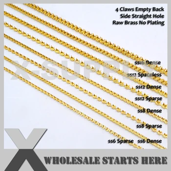 (SS6-SS16) Special Empty Cup Chain Without Crystals,Side Straight Hole,Empty Back,Used for Crystal Rhinestons(Center Connectors)
(SS6-SS16) Special Empty Cup Chain Without Crystals,Side Straight Hole,Empty Back,Used for Crystal Rhinestons(Center Connectors)