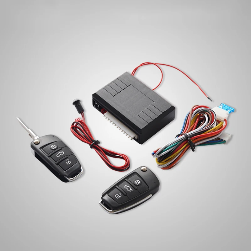 Encell Universal Car Auto Keyless Entry System Button Start Stop LED