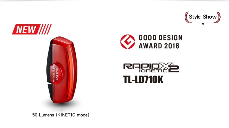 Excellent CATEYE Bicycle Taillight Usb-rechargeable LED Bike Tail Tube Rear Light MTB Mountain Road Bike Warning Lamp Cycling Accessories 10