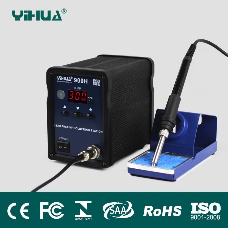 

YIHUA 900H 100W High-Frequency eddy current heating Microcomputer control digital temperature soldering station
