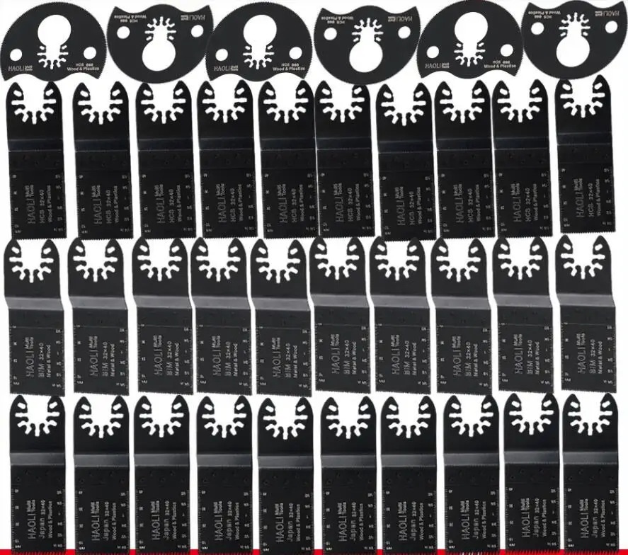 

36 pcs quick release Oscillating Tool multi Saw Blades Accessories fit for Multimaster power tools as Fein,metal cutting